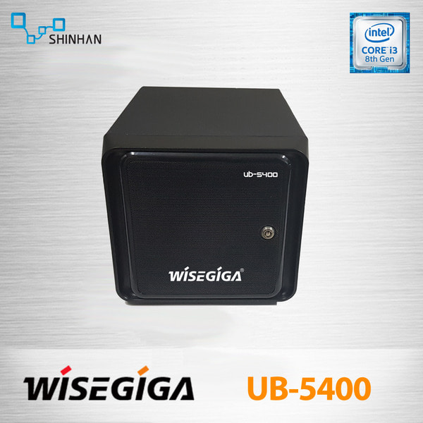 기업용 4bay NAS CASE UB-5400 인텔8세대 I3-8100 8G