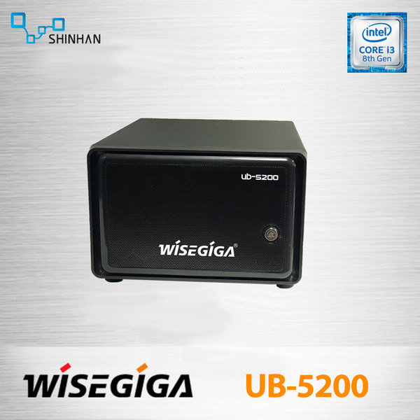 기업용 2bay NAS CASE UB-5200 인텔8세대 I3-8100 8G