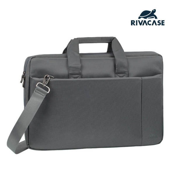 독일 RivaCase 8251 17.3인치 Grey Laptop Bag